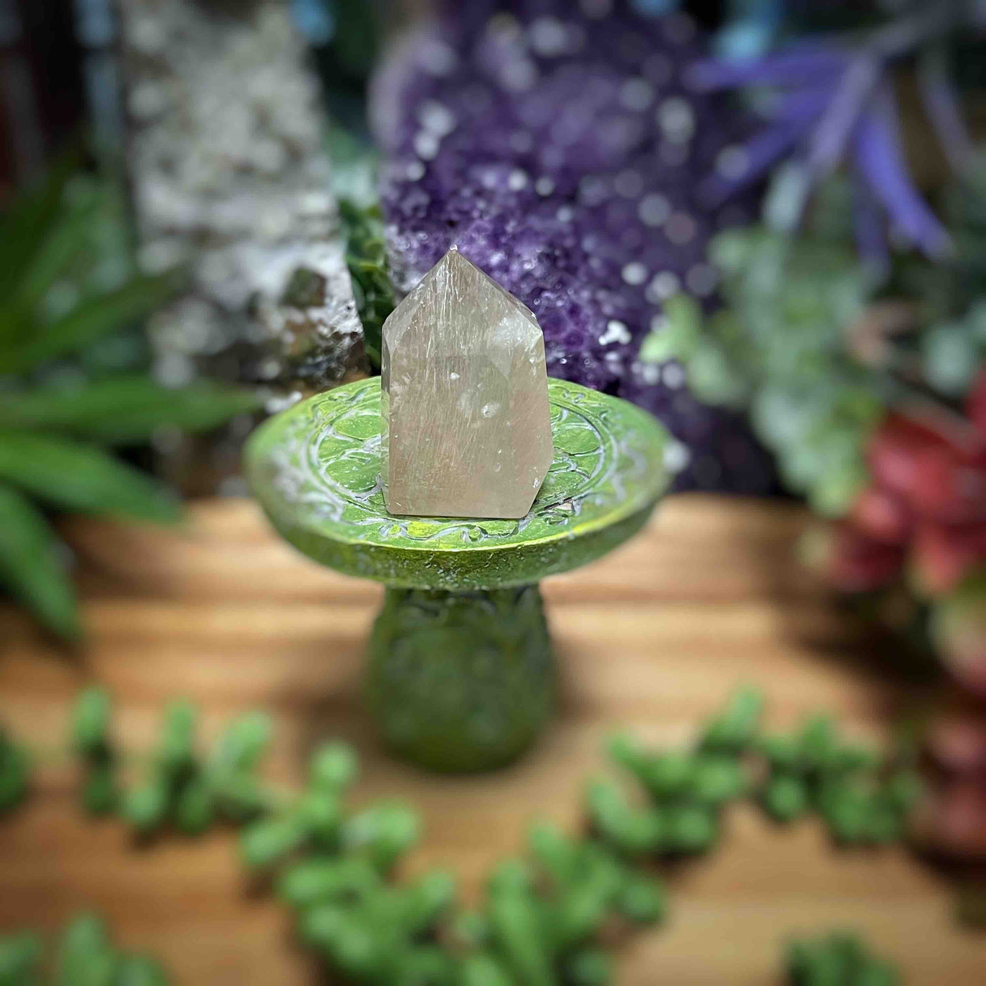 Rutilated Quartz - Points/Towers/Obelisks