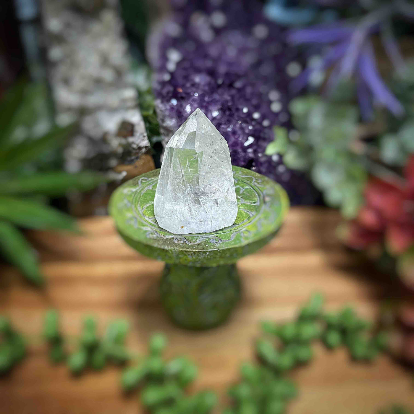 Rutilated Quartz - Points/Towers/Obelisks