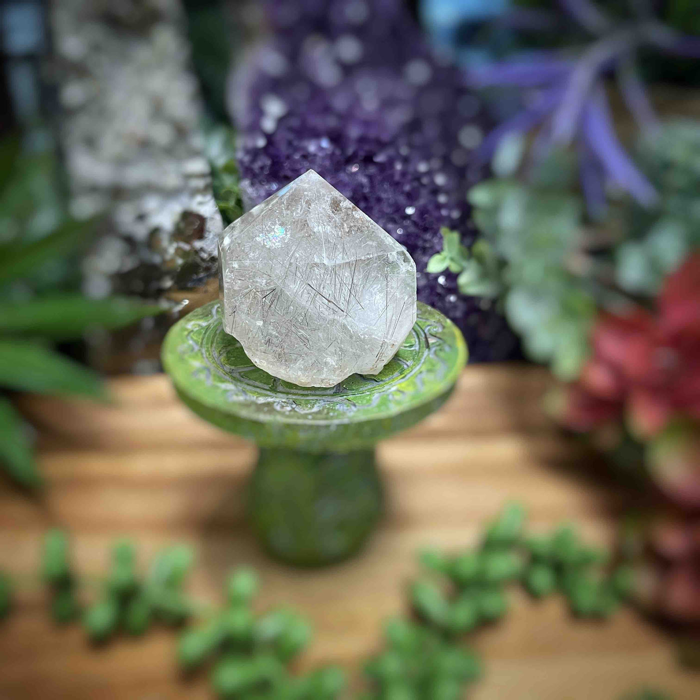 Rutilated Quartz - Points/Towers/Obelisks