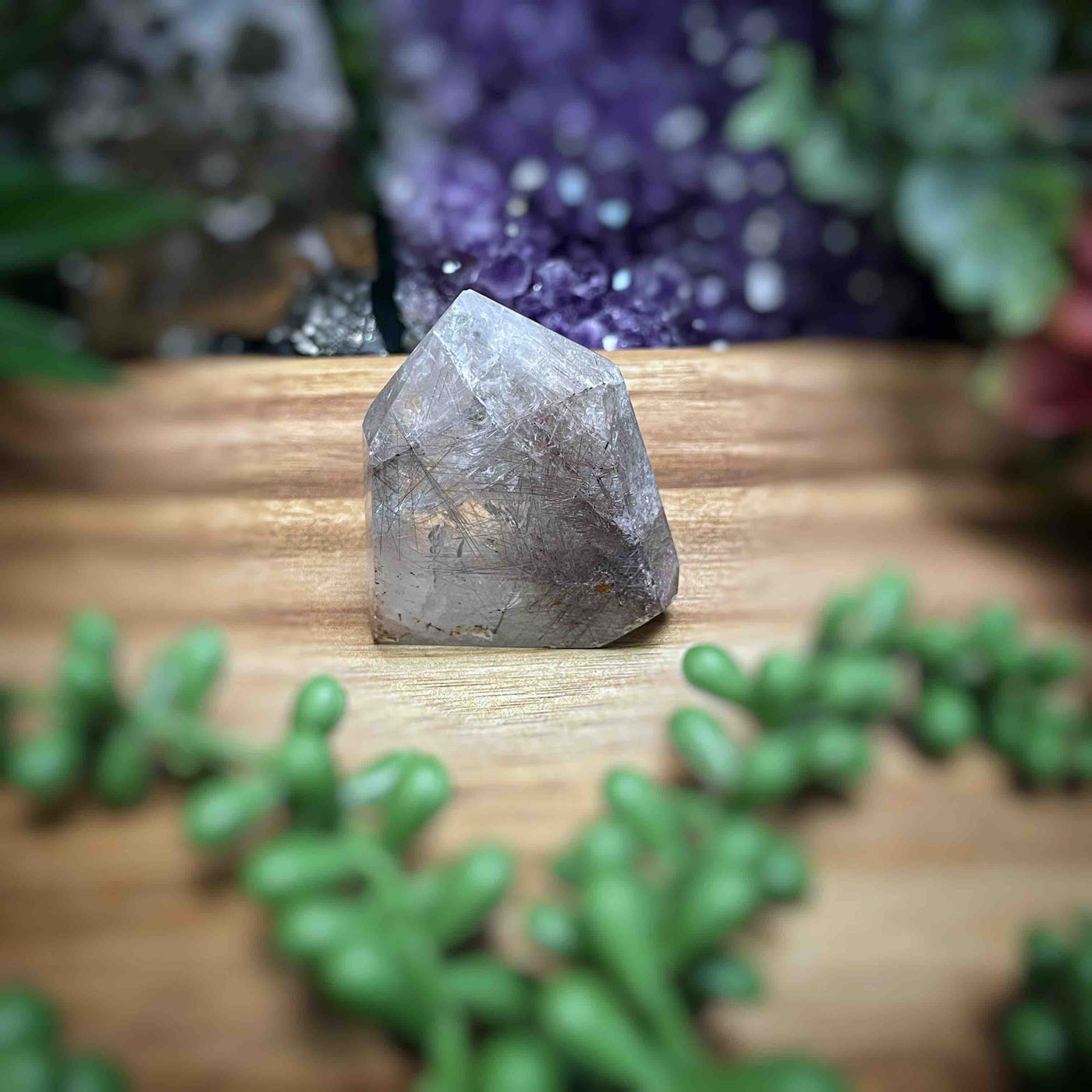 Rutilated Quartz - Points/Towers/Obelisks