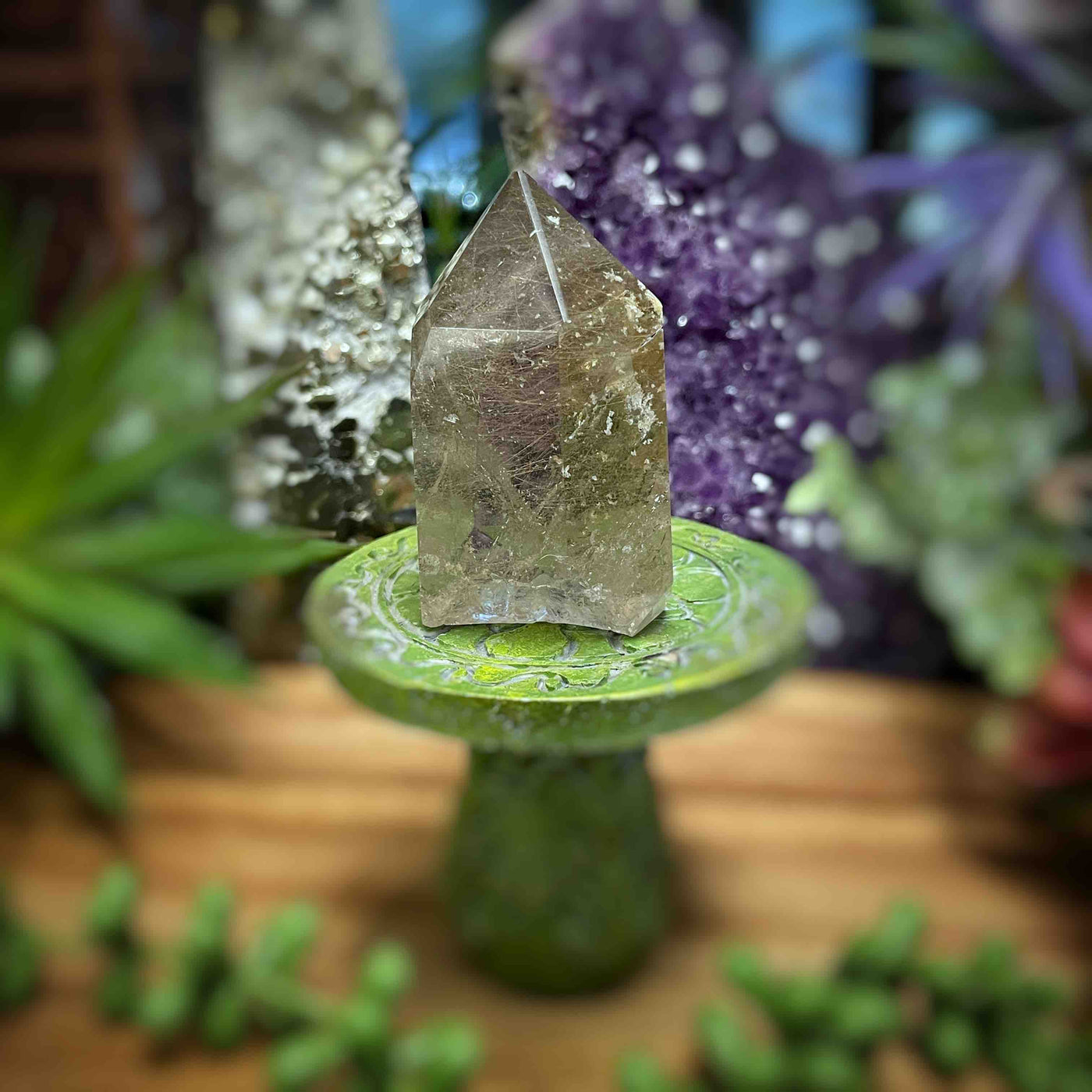 Rutilated Quartz - Points/Towers/Obelisks
