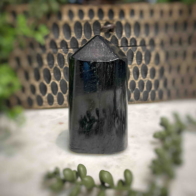 Black Tourmaline - Multi Choice - Tower, Point, Obelisk set 1