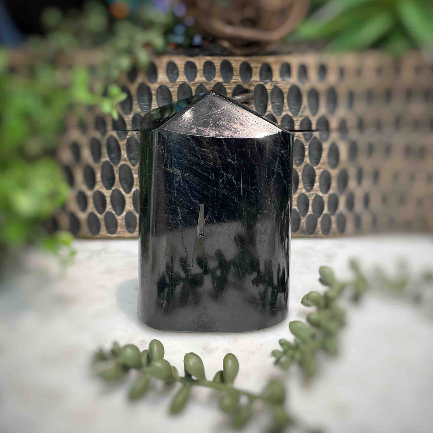 Black Tourmaline - Multi Choice - Tower, Point, Obelisk set 2