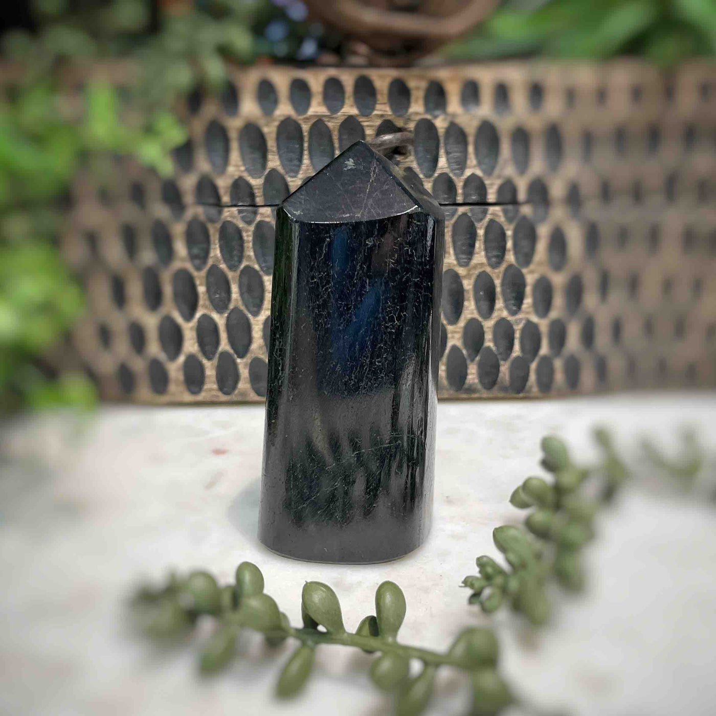 Black Tourmaline - Multi Choice - Tower, Point, Obelisk set 2