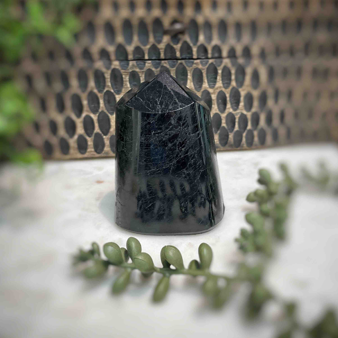 Black Tourmaline - Multi Choice - Tower, Point, Obelisk set 2