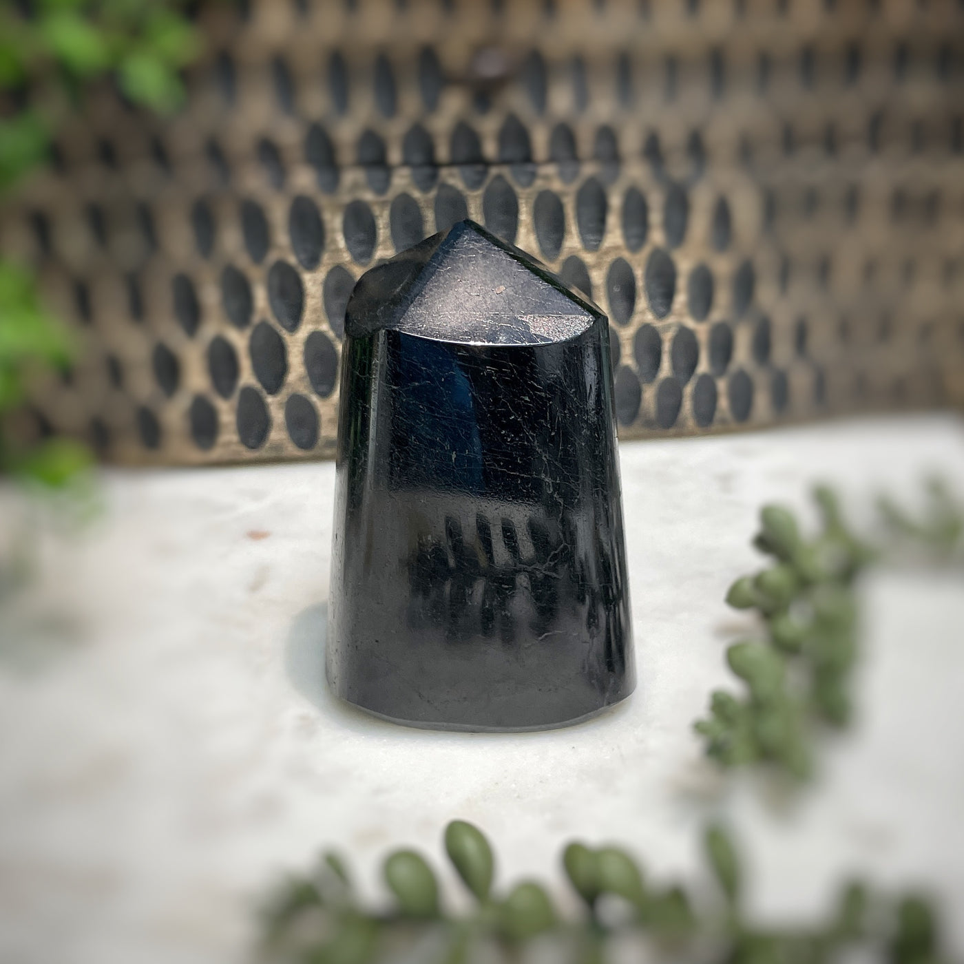 Black Tourmaline - Multi Choice - Tower, Point, Obelisk set 3