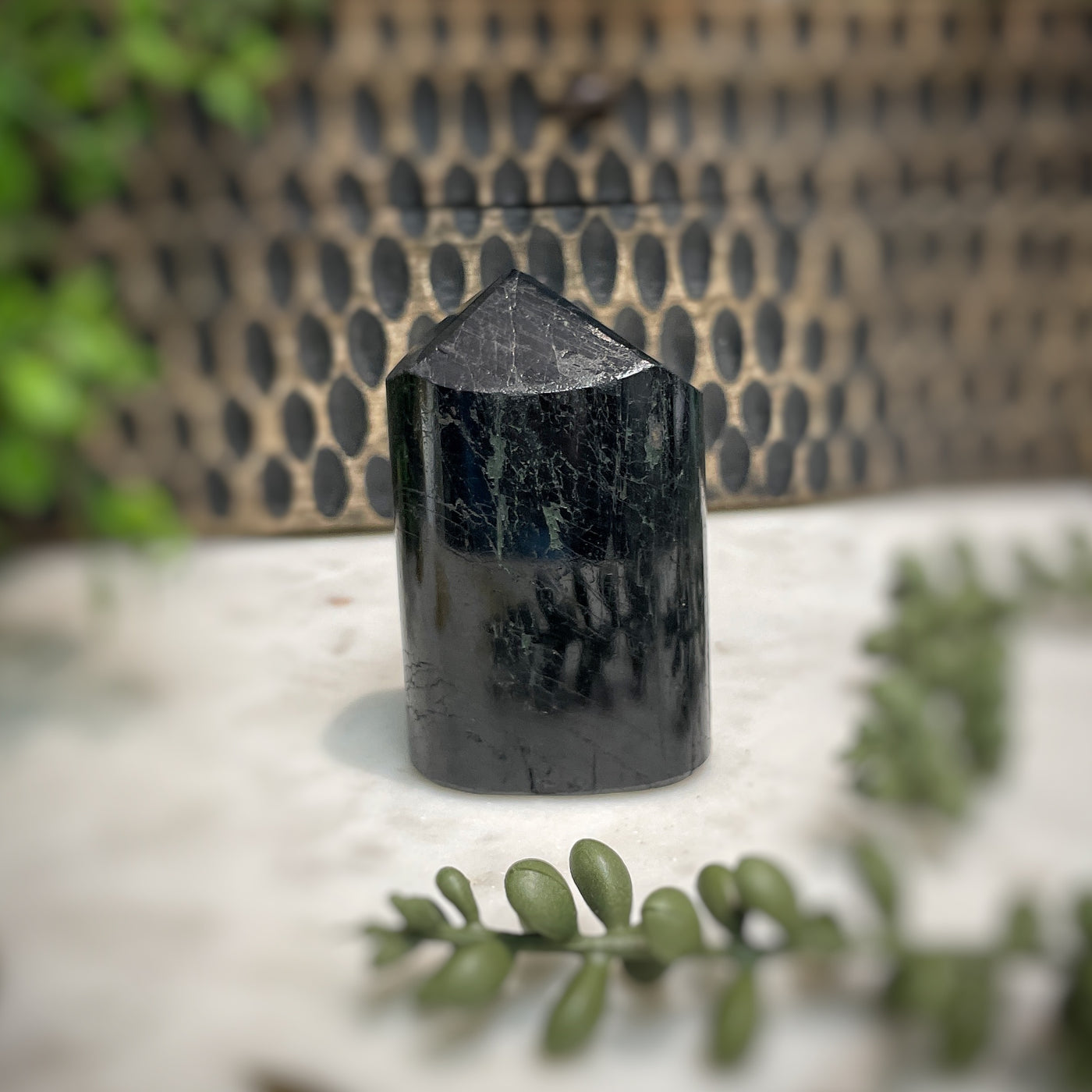 Black Tourmaline - Multi Choice - Tower, Point, Obelisk set 3