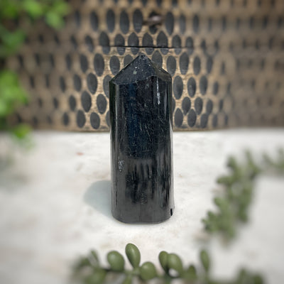 Black Tourmaline - Multi Choice - Tower, Point, Obelisk set 3