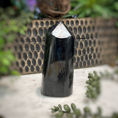 Black Tourmaline - Multi Choice - Tower, Point, Obelisk set 3