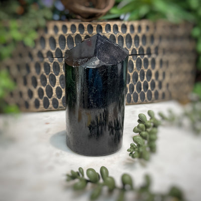Black Tourmaline - Multi Choice - Tower, Point, Obelisk set 3