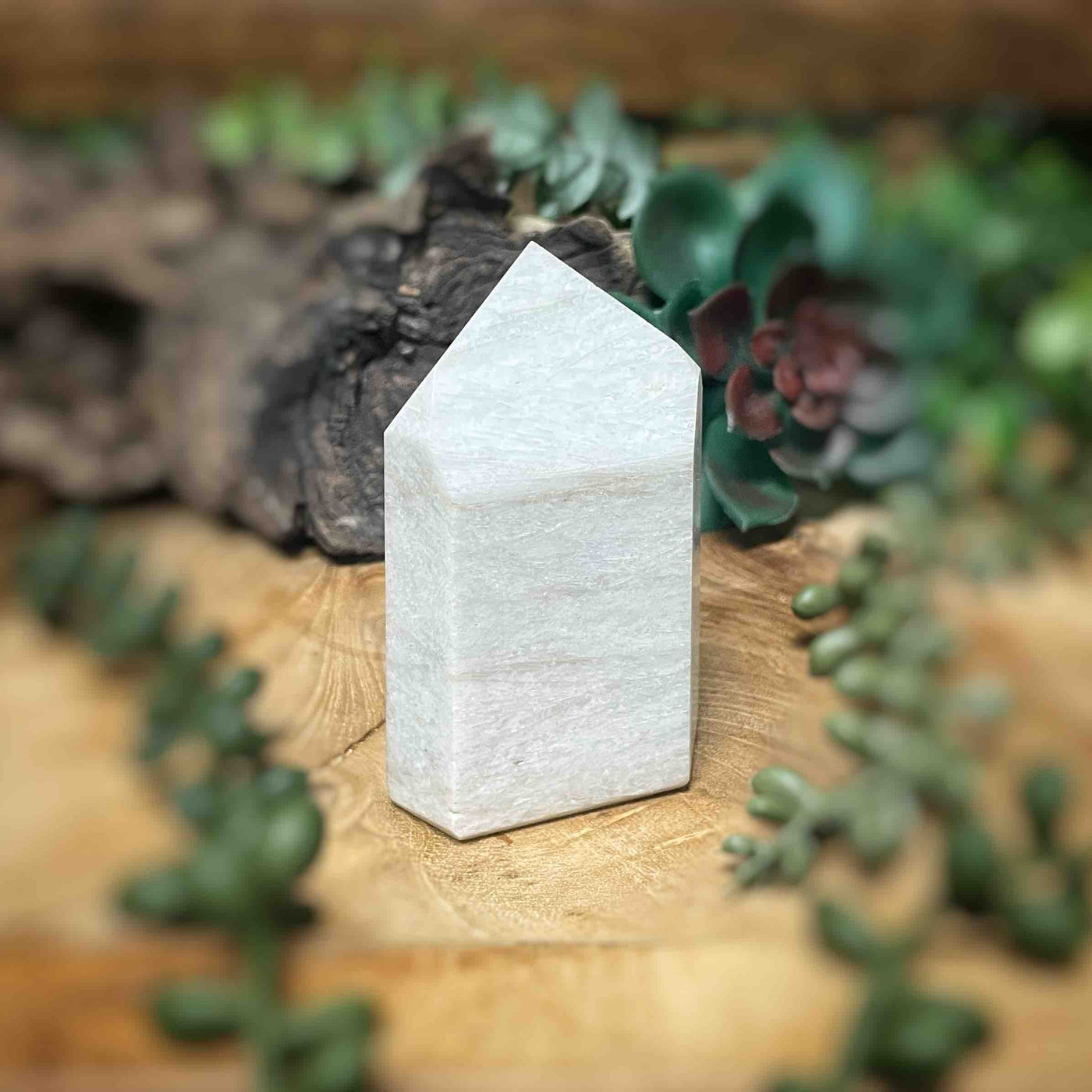 Amblygonite - Tower, Point, Obelisk - 3"