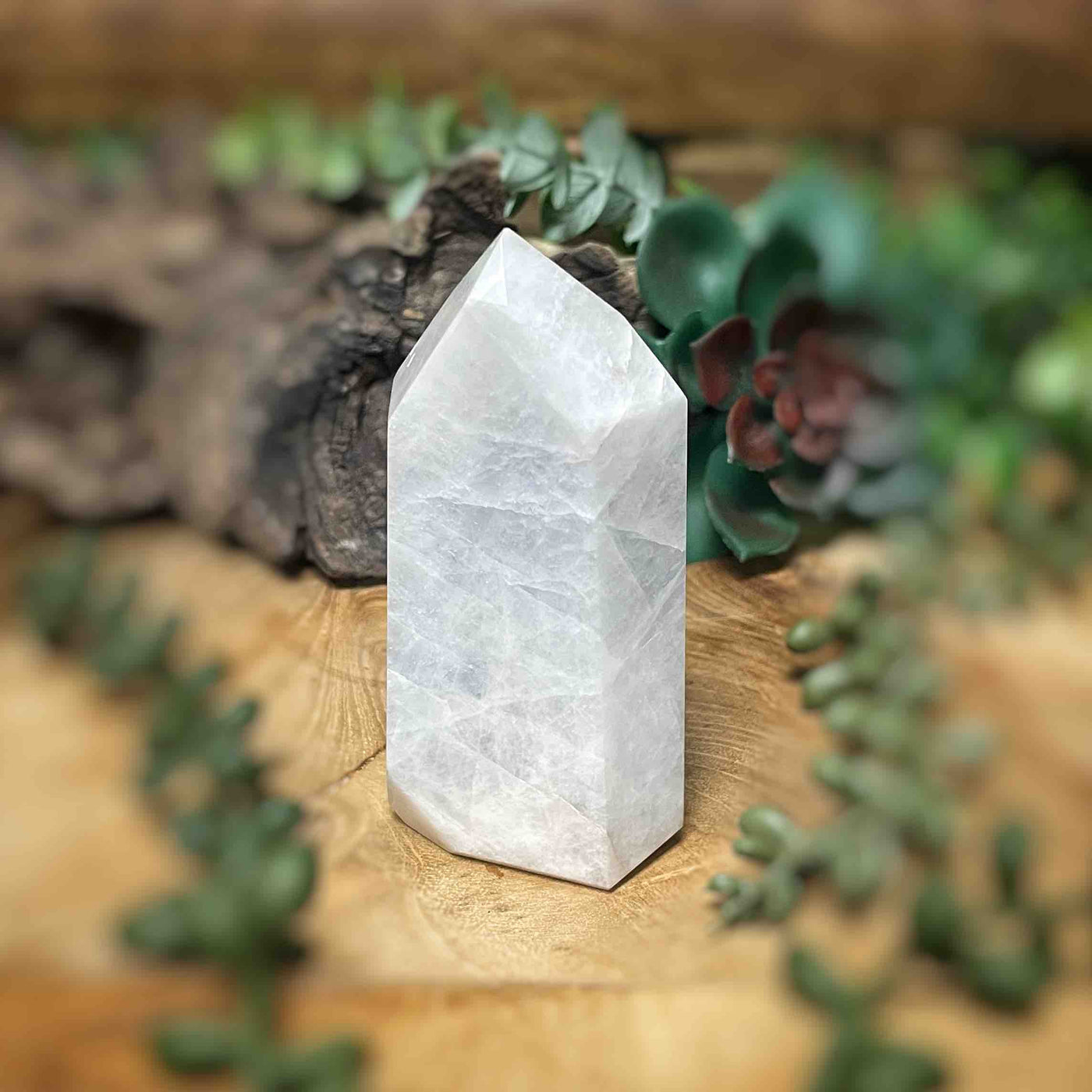 Amblygonite - Tower, Point, Obelisk - 3.5"