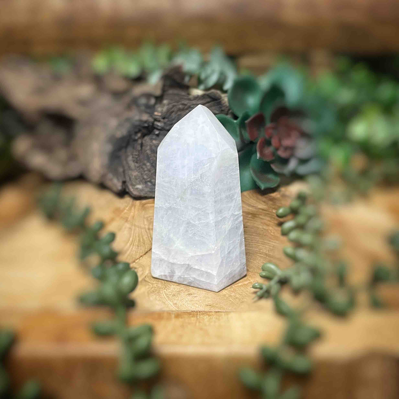 Amblygonite - Tower, Point, Obelisk - 3"