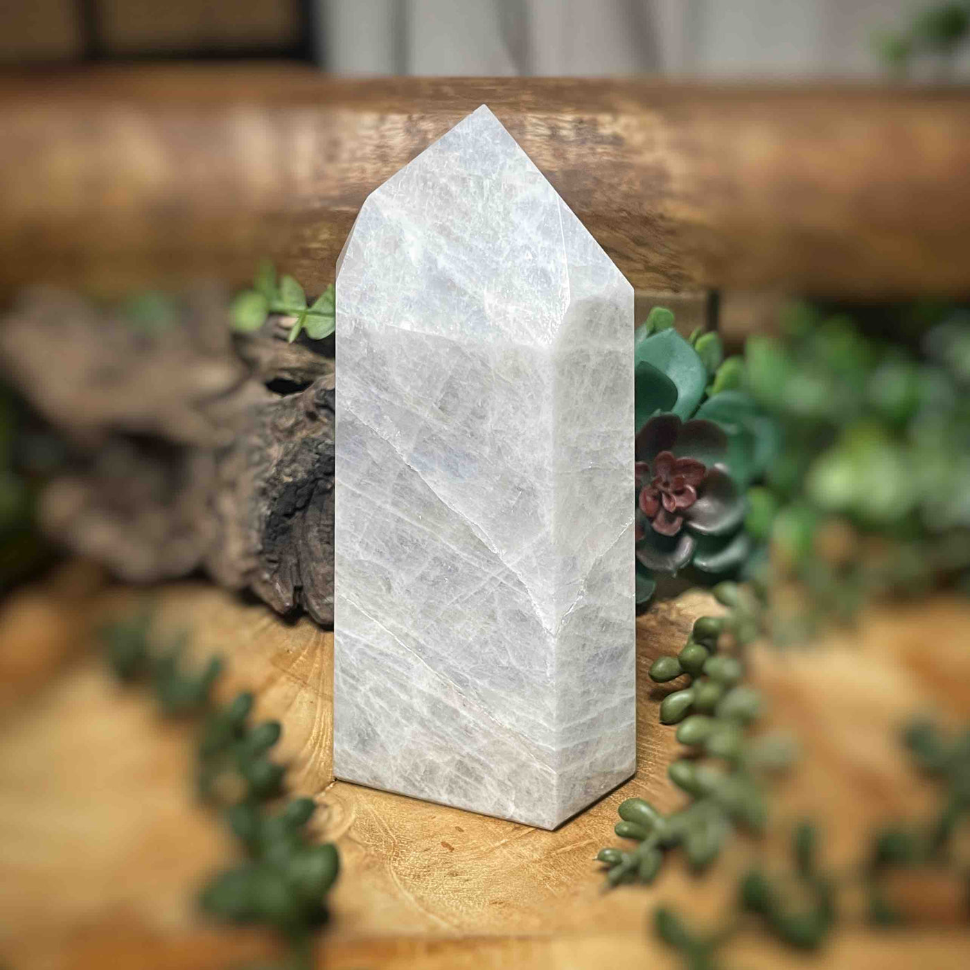 Amblygonite - Tower, Point, Obelisk - 5.25"