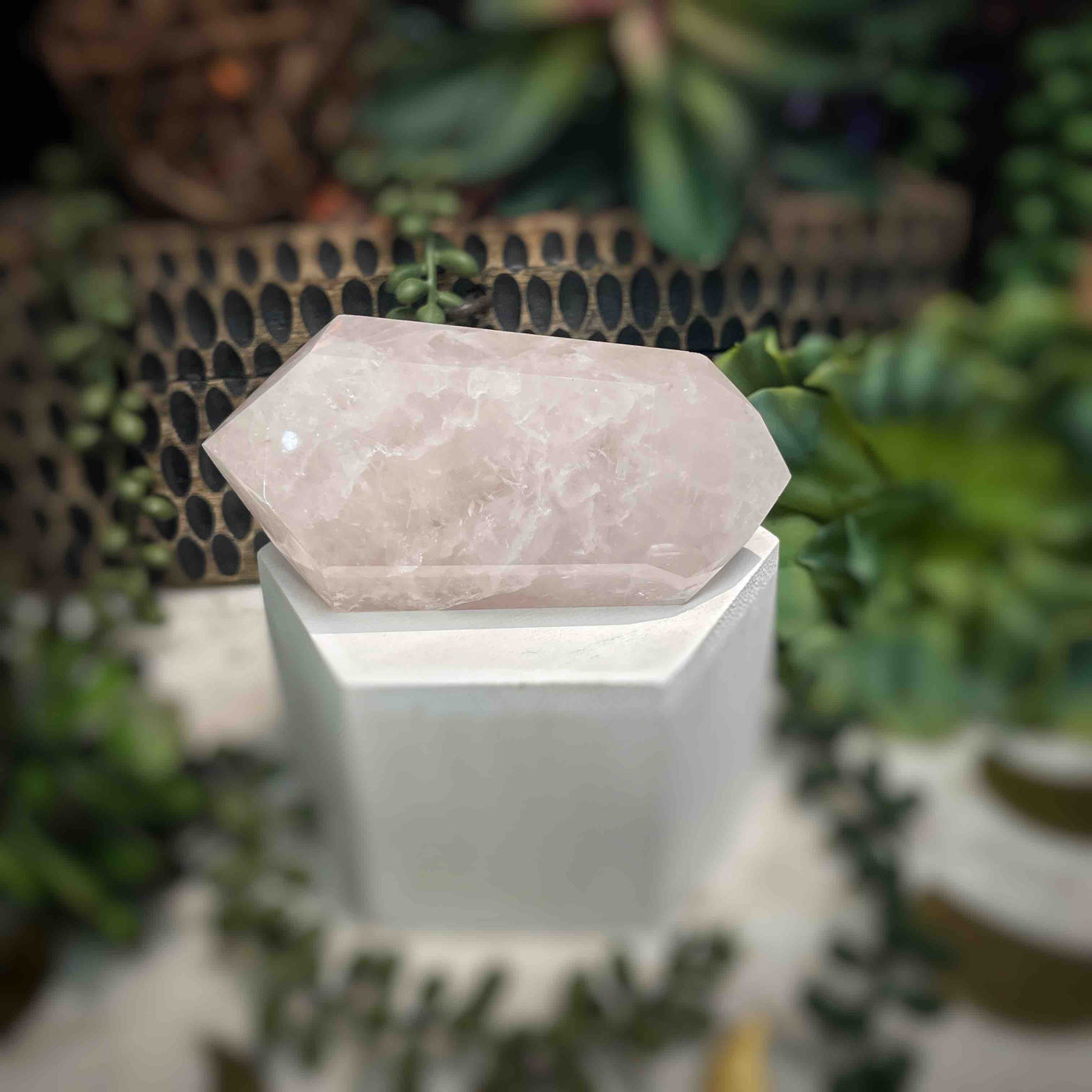 Rose Quartz - Double Point - 4"