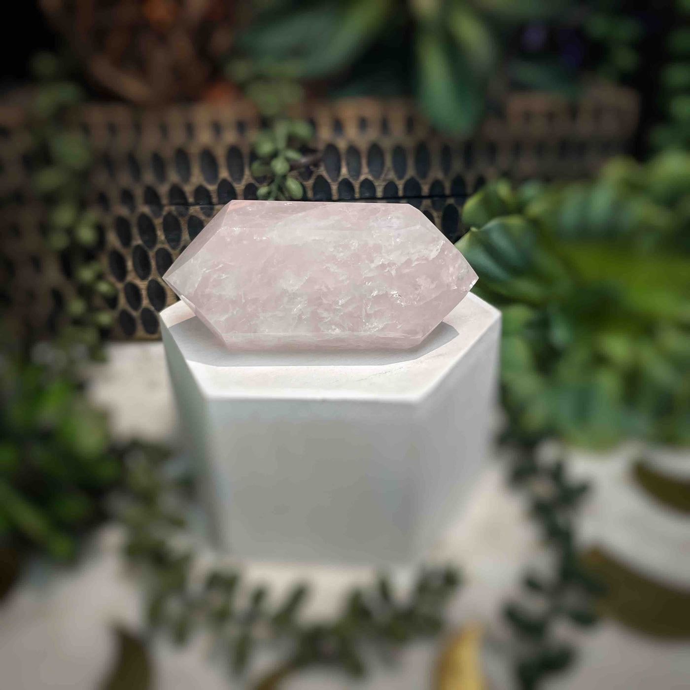 Rose Quartz - Double Point - 3"