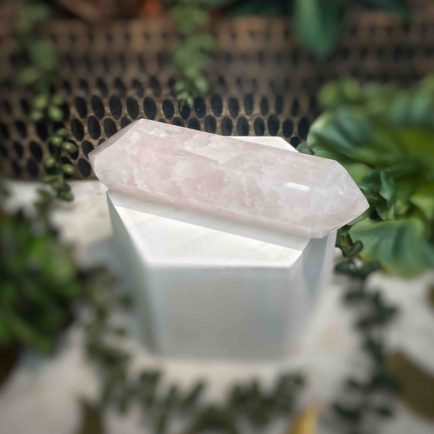 Rose Quartz - Double Point - 4.5"