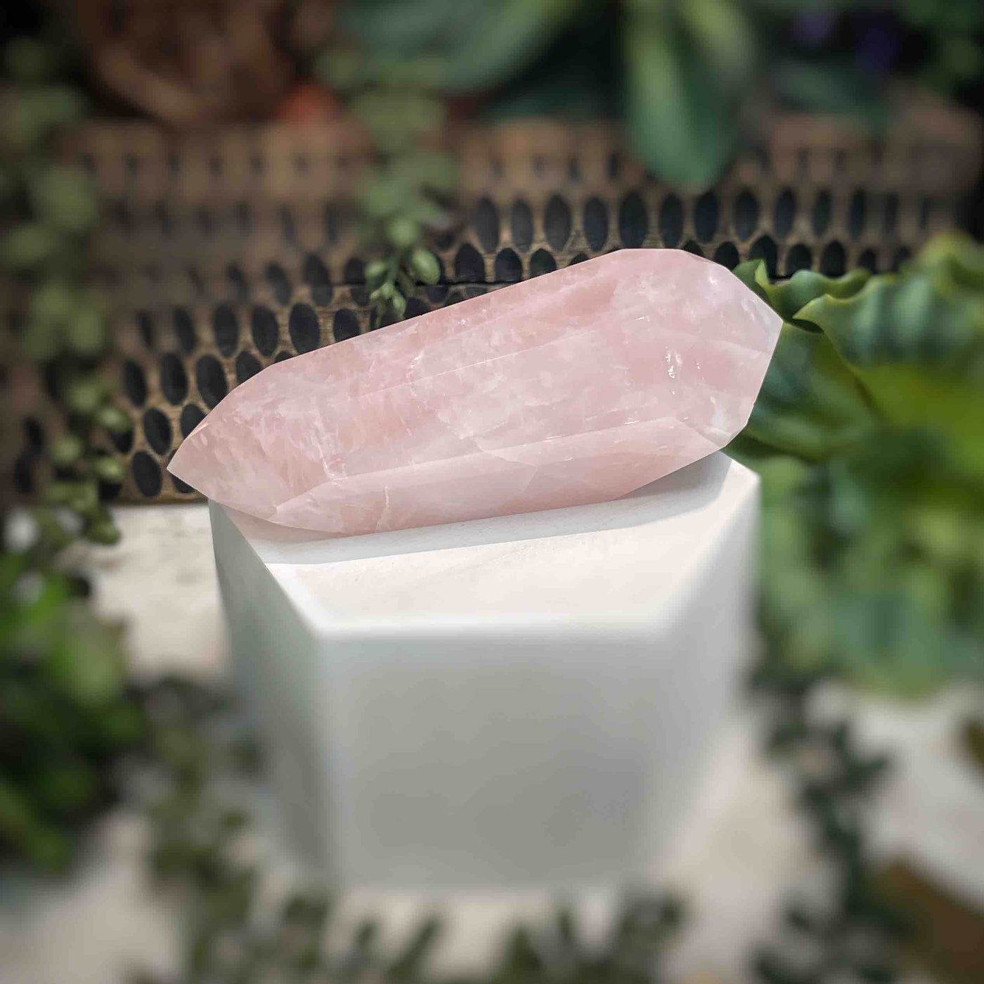 Rose Quartz - Double Point - 4.25"