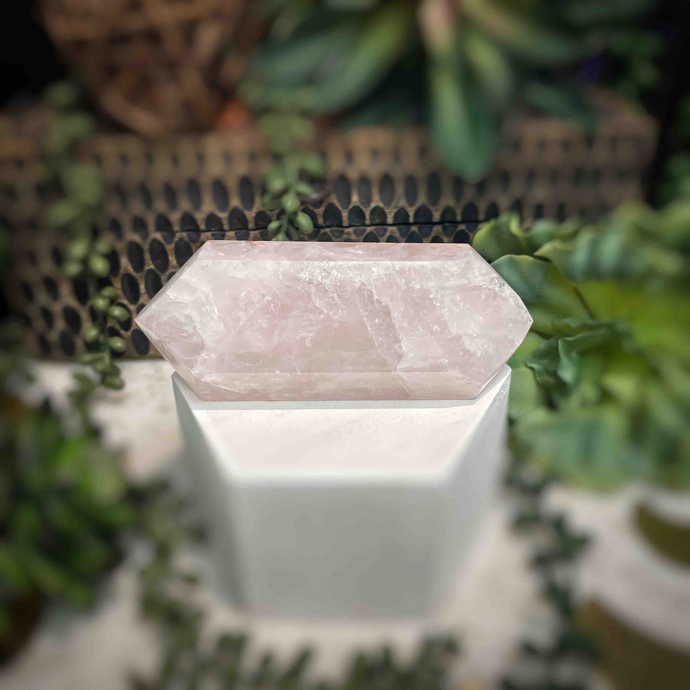 Rose Quartz - Double Point - 4.5"