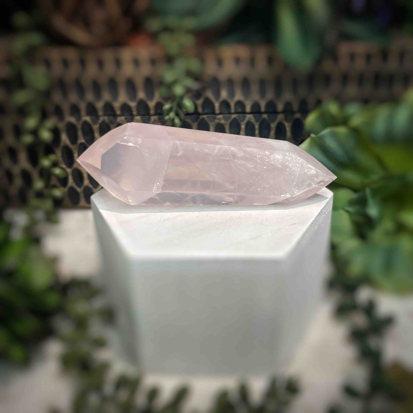 Rose Quartz - Double Point - 4"