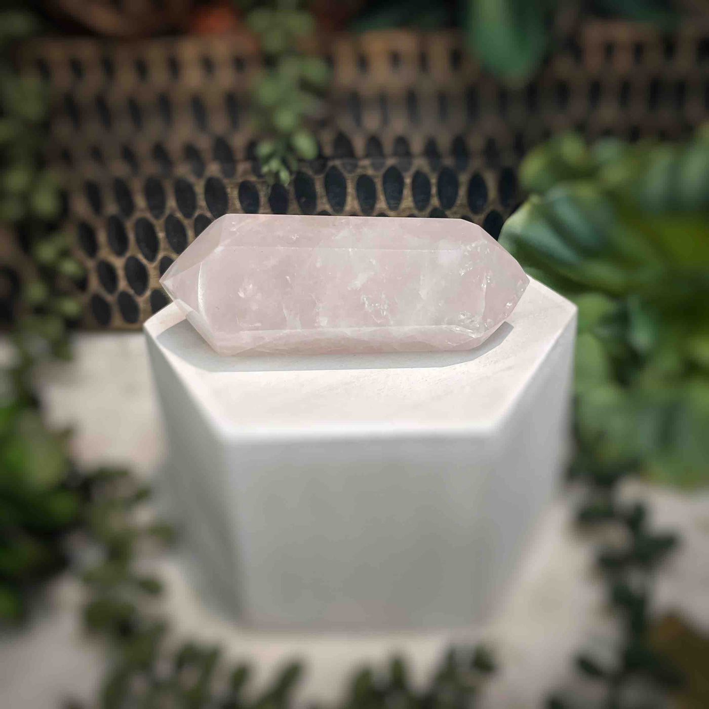 Rose Quartz - Double Point - 3"