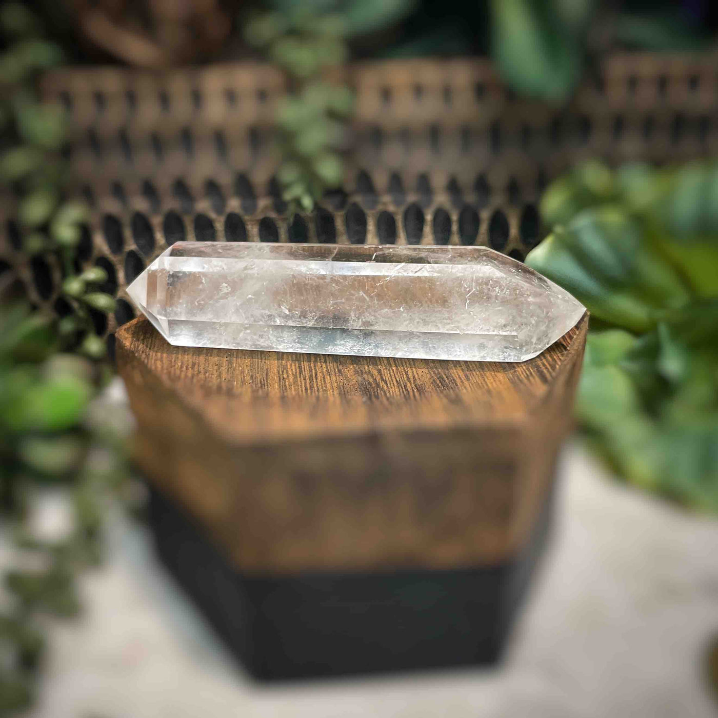 Clear Quartz - Double Terminated Point - 62"
