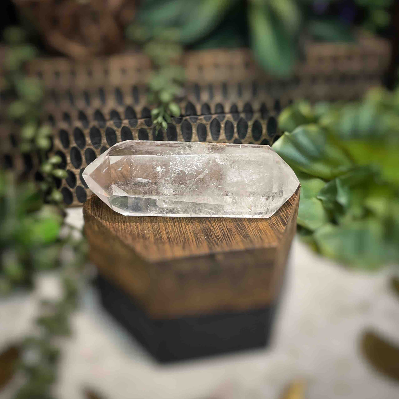 Clear Quartz - Double Terminated Point - 116"