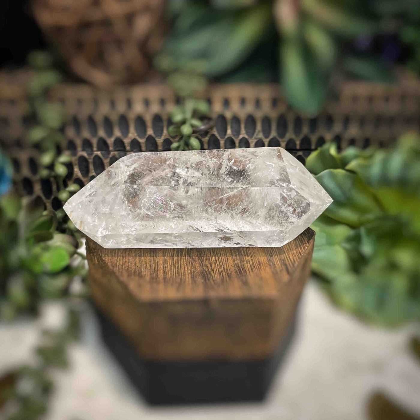 Clear Quartz - Double Terminated Point - 4.5"