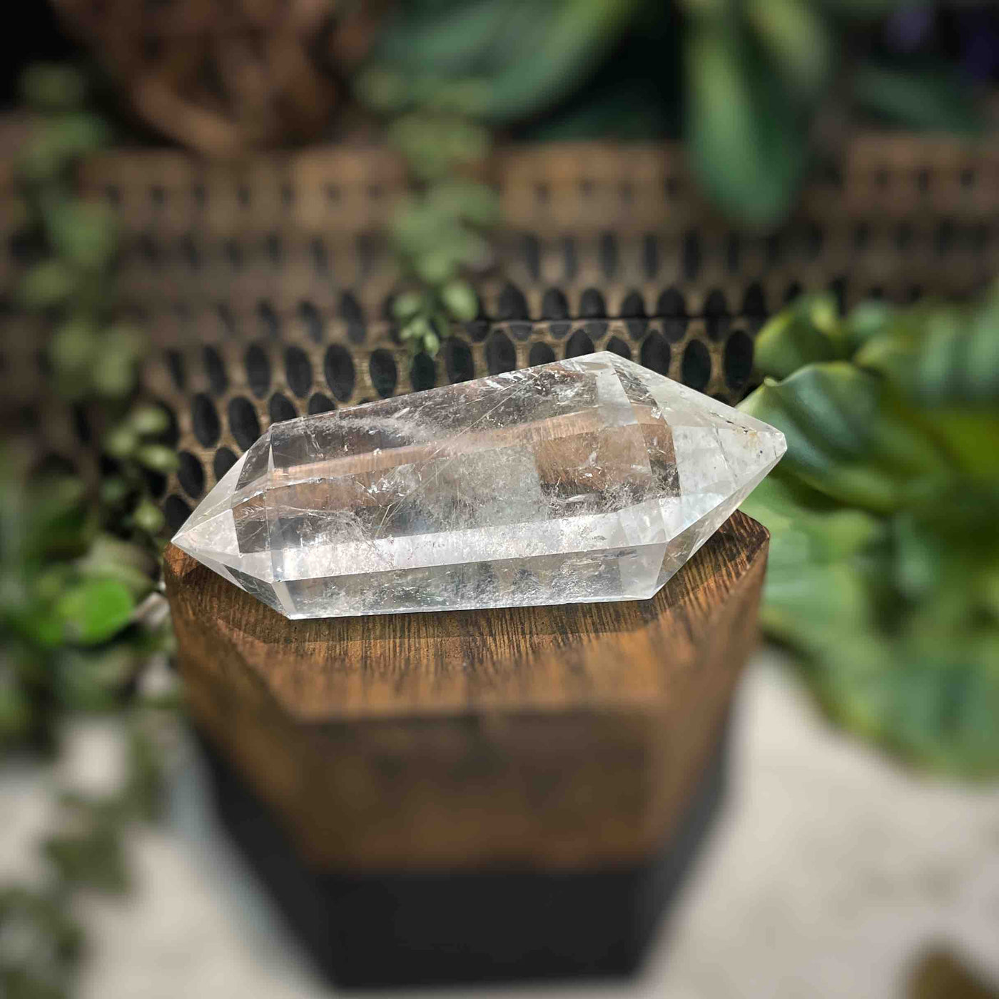 Clear Quartz - Double Terminated Point - 3.5"