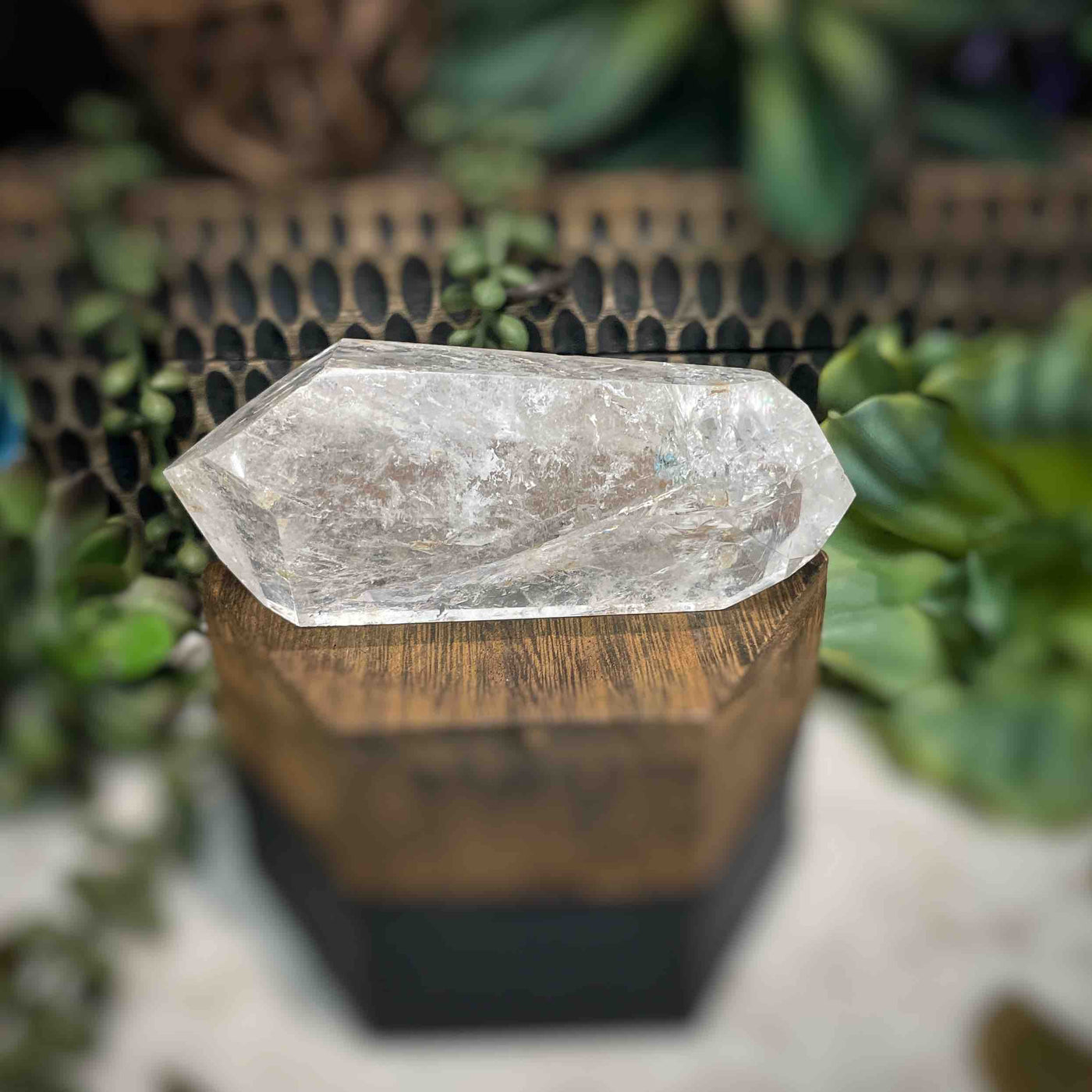 Clear Quartz - Double Terminated Point - 4"