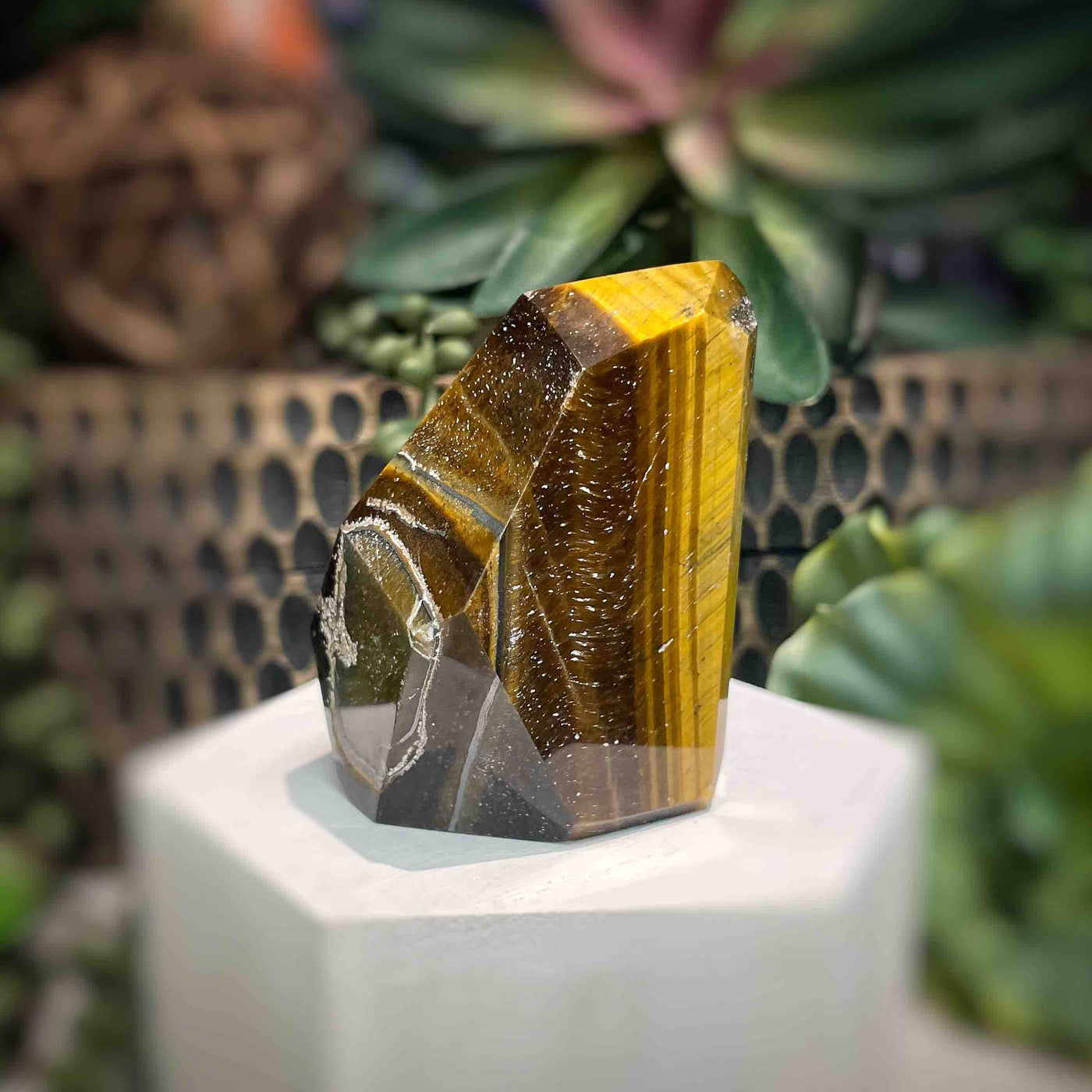 Tiger's Eye - Tower, Point, Obelisk - 2.5"