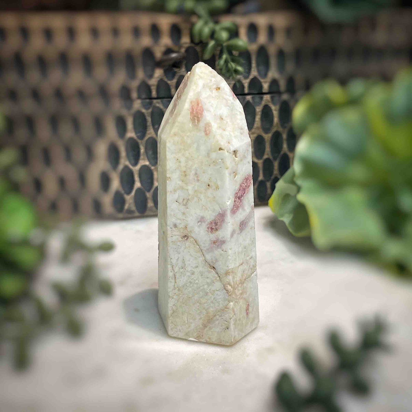 Pink Tourmaline -  Tower - B1457 - 1"x2.4"