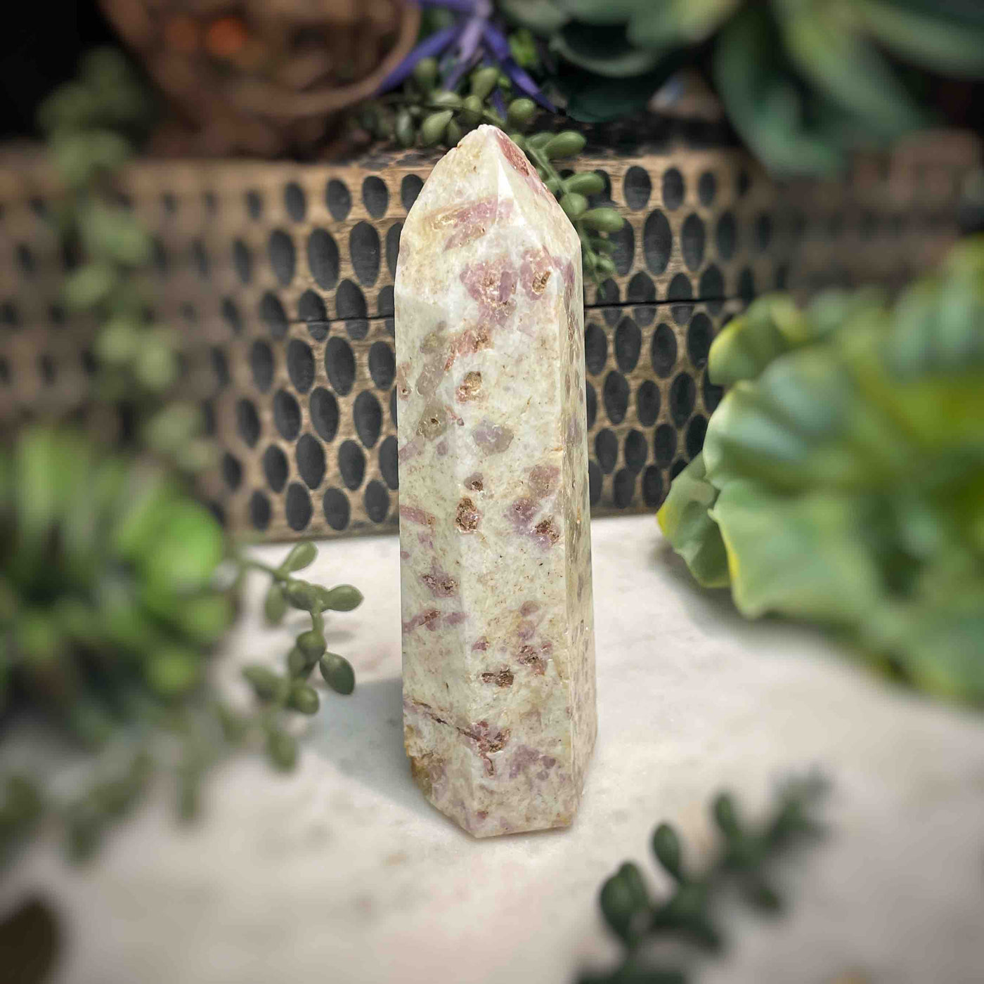 Pink Tourmaline -  Tower - B1460 - 0.5"x1.1"