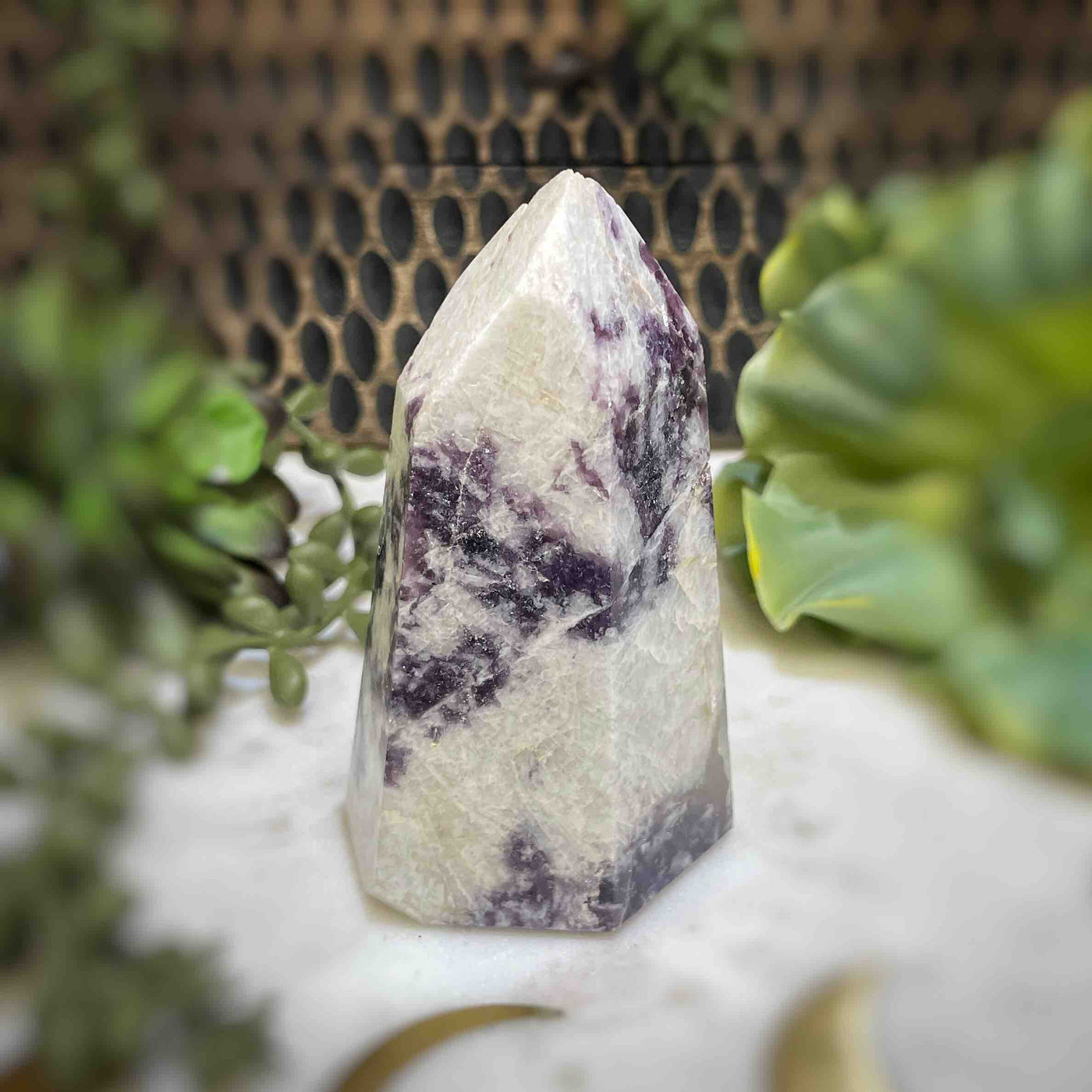 Lepidolite -  Tower - B1473 - 0.75"x1.4"