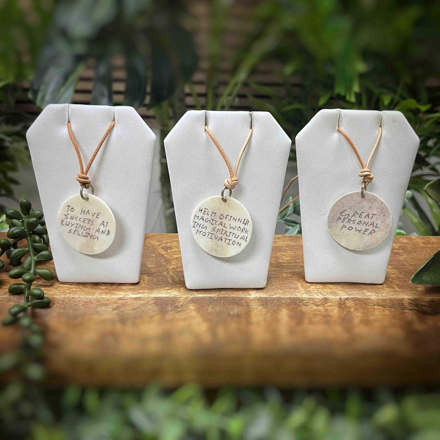 Norse Rune - Necklace - Bone