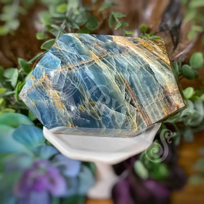 Freeform - Blue Onyx Extra Quality- 154-796G Multi Choice P 4.9’ 782G Crystals