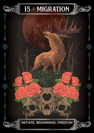 Earth & Bone Oracle by Sirian Shadow: Flashcards; 112 pages / English