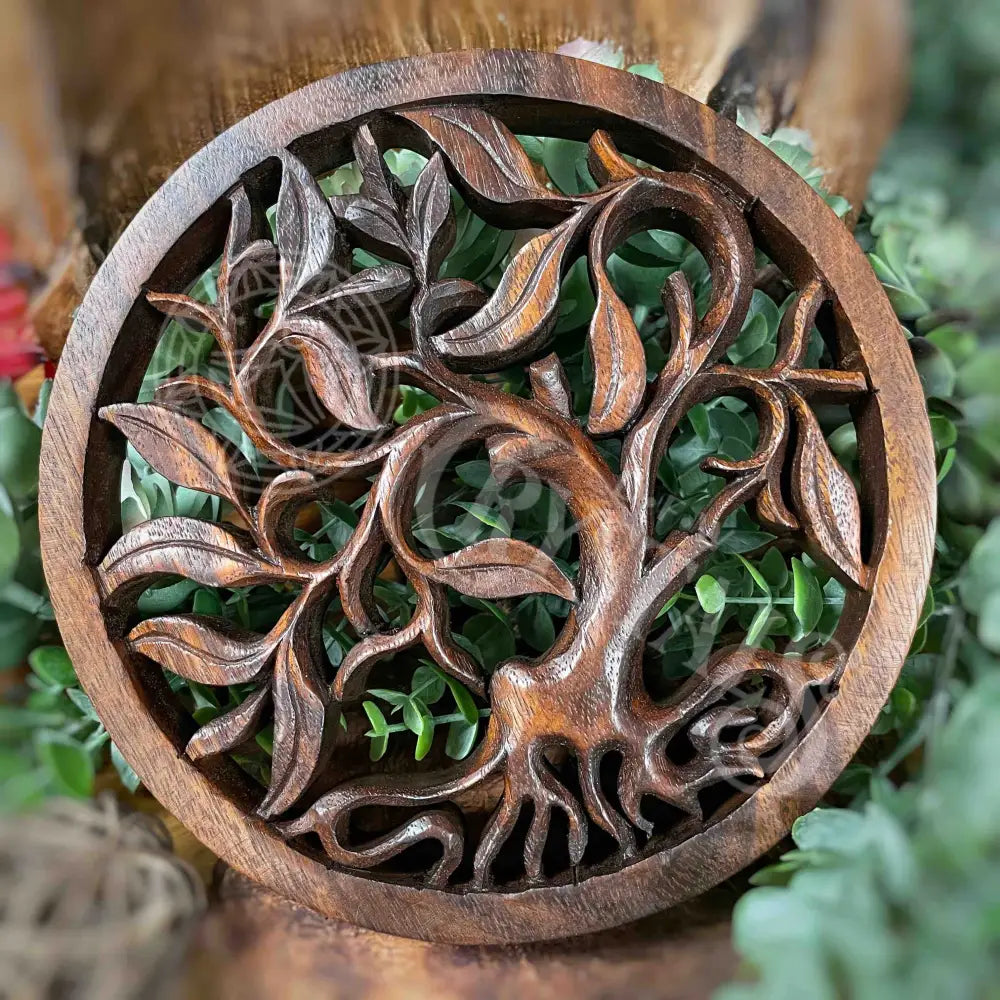 Carved Wood - Tree Of Life Multi Choice 8’ Leaves