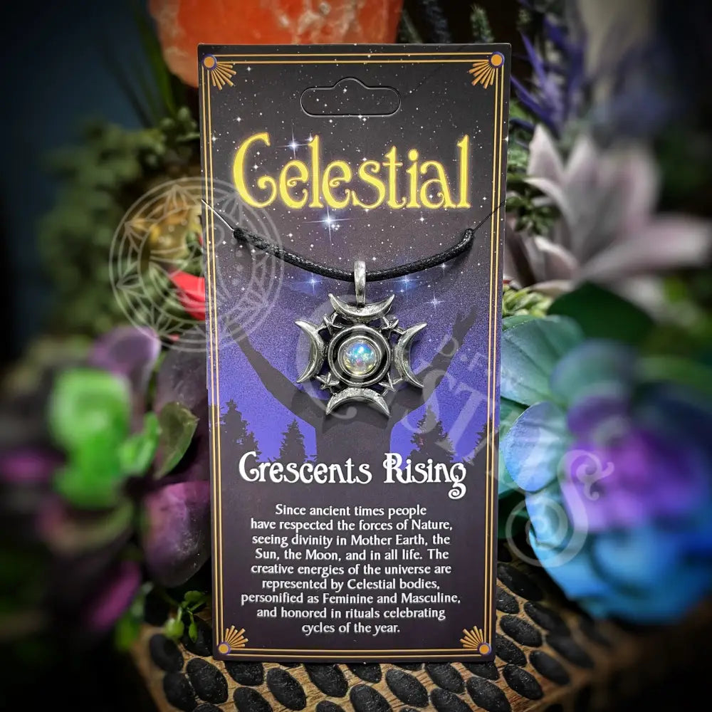 Celestial Pendants: Crescents Rising