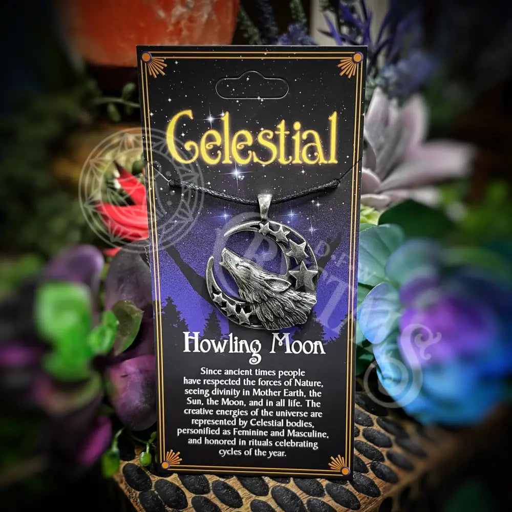 Celestial Pendants: Howling Moon