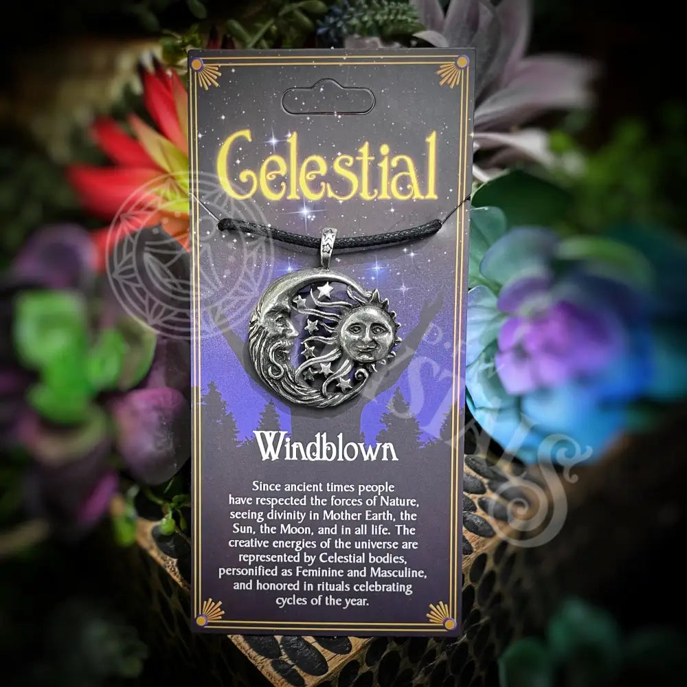 Celestial Pendants: Wind Blown