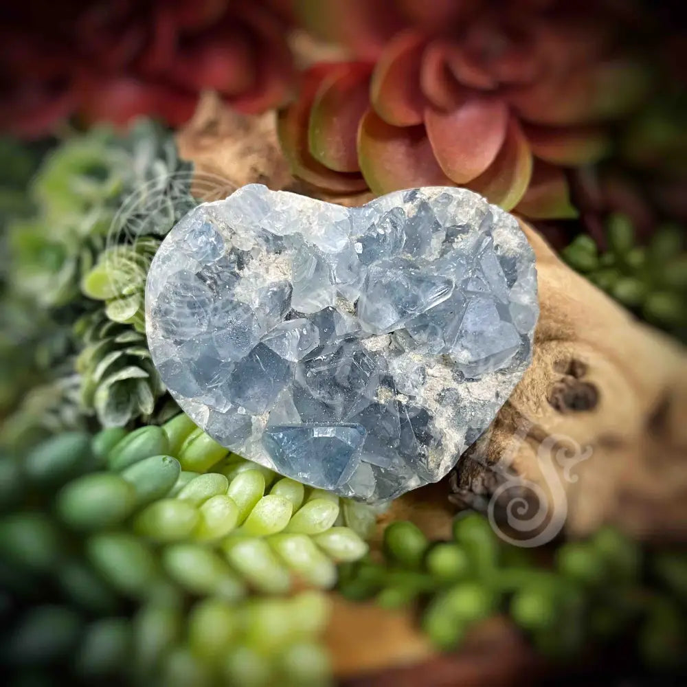 Celestite Heart - 2.5’ X 2’ 1.7’ Crystals