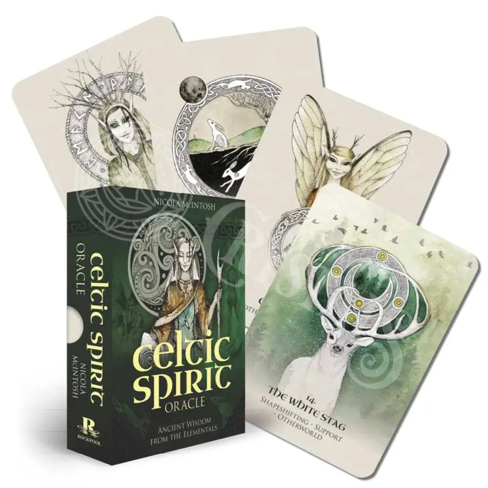 Celtic Spirit Oracle By Nicola Mcintosh: Flashcards; 112 Pages / English