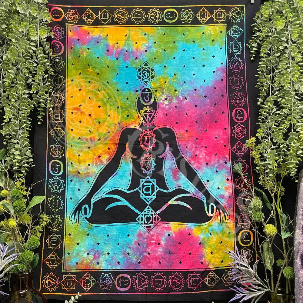 Tapestry - Chakra / Meditation 30 X 40 Tools Tapestries