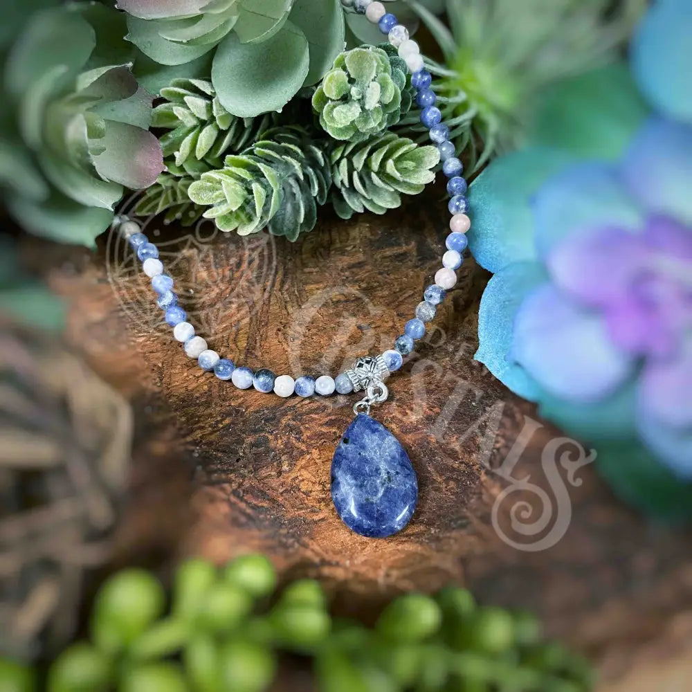 Pendant Choker - Multi Choice Sodalite