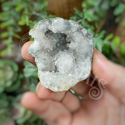 Geode Pieces - Clear Quartz Multi Sizes S 1.5’ 1.75’ Crystals Cluster