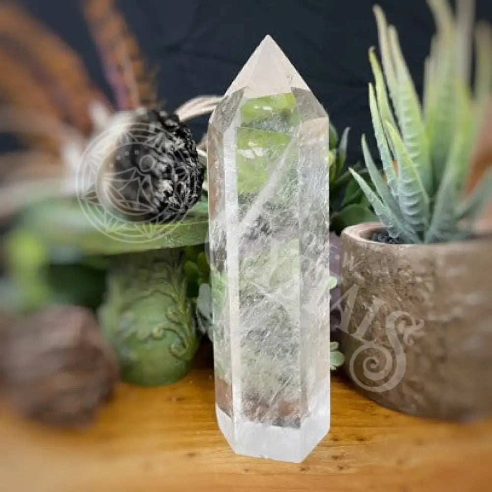 Tower Point Obelisk - Clear Quartz Multi Sizes 4.75 5 Crystals Points