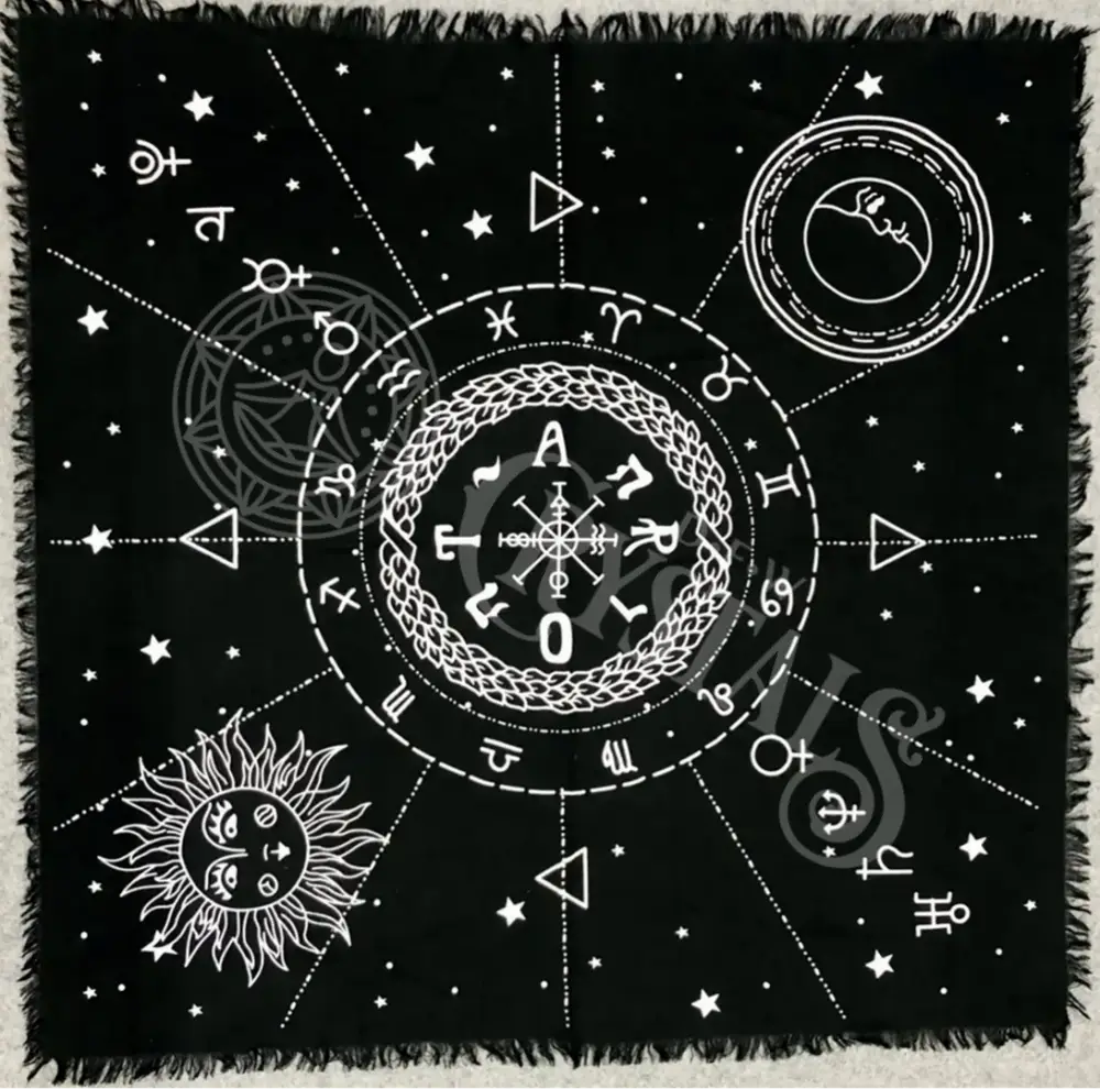 Altar Cloth - Constellation 18’ X Meditation Tools