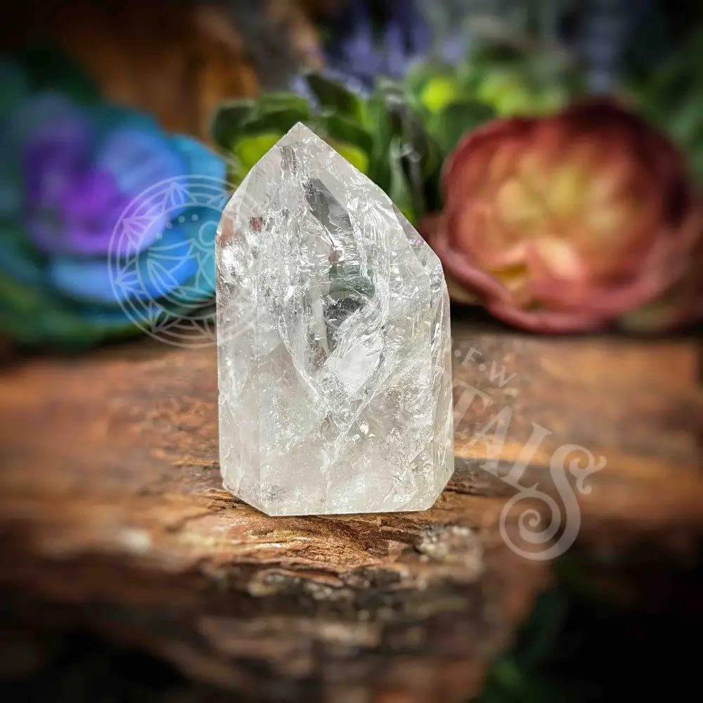 Crackle Quartz Tower -B576 Crystals -