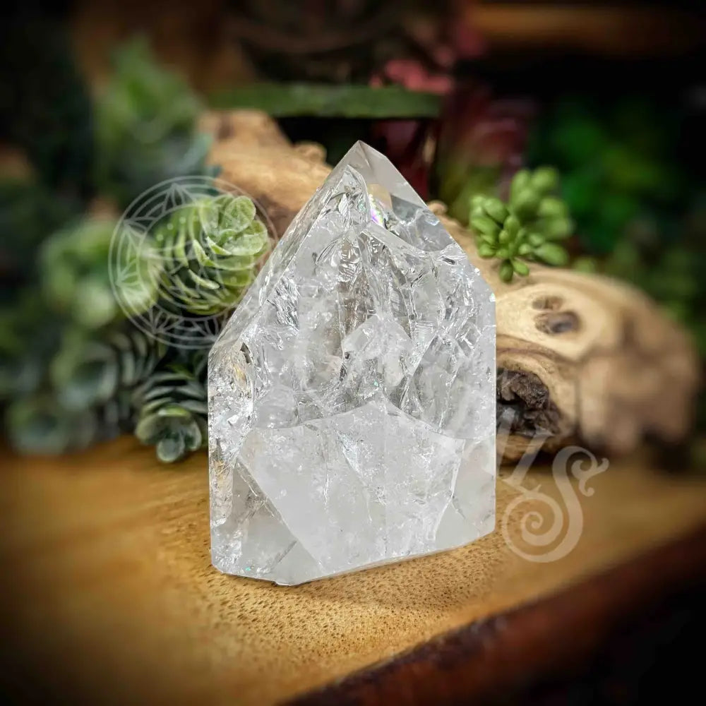 Crackle Quartz Tower -B620 B620-Crkle Qtz Crystals -